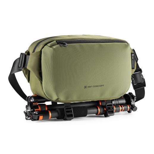 K&F Concept Alpha Camera Sling Bag 10L Photography Shoulder Bag, Compatible with Canon / Nikon / Sony Camears / DJI Mavic Drones - Sling Bag 10L Urban Wander 01 (Green) K&F Concept Alpha Camera Sling Bag 10L Photography Shoulder Bag, Compatible with Canon / Nikon / Sony Camears / DJI Mavic Drones - Sling Bag 10L Urban Wander 01 (Green)